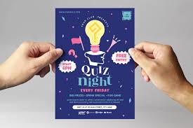 Nbc sports philly] *the flyers kicked off a fun new thing last night during the penguins game. Quiz Night Flyer Template Psd Ai Vector Brandpacks