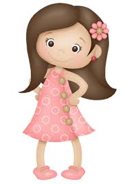 My Dear Daughter Little Girl Cartoon Cute Cartoon Girl Baby Animal Nursery Art
