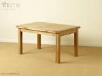 Solid oak extendable dining table