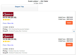 Inisiatif pihak kerajaan malaysia yang menggabungkan kesemua terminal bas di terminal bersepadu selatan (tbs) juga membuatkan proses mendapatkan. Cosmic Express Online Tiket Tiket Bas Online