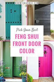 Great Feng Shui Front Door Colors To Admire And Learn From