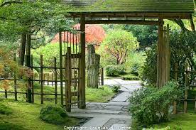 Tea Garden Gate Douglas Orton Imaging Jardins Japon Portillon