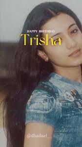 Trisha Krishnan Birthday