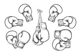 Abstract silhouette a boxer gloves vector. 5 364 Best Boxing Glove Drawing Images Stock Photos Vectors Adobe Stock