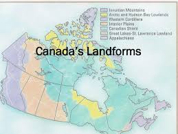 Altitudes range from 15 m above sea level along the st. Canada S Landforms Grand Erie District School Board