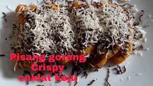 Pengen sarapan pagi yg simple & bergizi tapi cukup utk nambah energy pagi?. Resep Pisang Goreng Crispy Coklat Keju Youtube