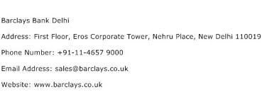 It may take a few seconds for the iban to be displayed so please only press the generate iban button once. Barclays Bank Delhi Address Contact Number Of Barclays Bank Delhi