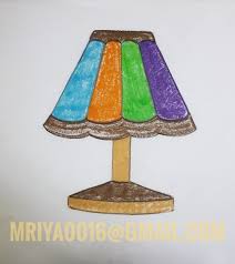 Table Lamp Painting By Riyamondal Basic Drawing For Kids Art Drawings For Kids Oil Pastel Drawings Easy