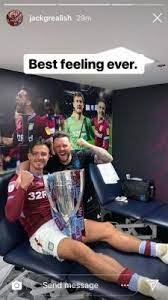 Looking at you like my mom. Jack Grealish Sends Three Word Message To Aston Villa Fans After Play Off Success Football League World