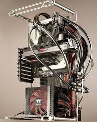 This Open Rig Is Ready To Get Your Game On Rigs Pcmasterrace Gaming Custom Computer Case Custom Computer Custom Pc