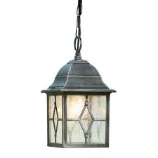 1641 Genoa 1 Light Ceiling Lantern Ip23 Rated Cast Aluminium Lead Black Silver Outdoor Hanging Lanterns Lantern Pendant Lighting Porch Lighting