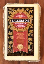 Cheddar cheese products directory and cheddar cheese products catalog. Balderson Royal Canadian Cheddar Aged 2 Years The Canada Cheese Man