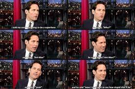Check spelling or type a new query. Paul Rudd S Son Sums Up Everyones Feelings On Ant Man