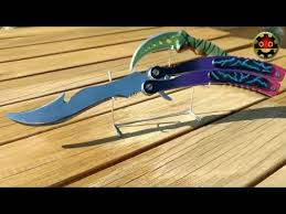 56 empresas y servicios relacionados con cuchillo. Como Hacer Navaja Mariposa Del Csgo Paso A Paso Youtube