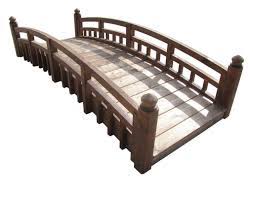 Samsgazebos 8 Foot Japanese Taiko Wood Garden Bridge With Finials Garden Bridge Japanese Garden Bridge Japanese Garden
