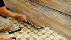 I will probably use it for all future flooring in water prone areas like bathrooms, kitchens and entrances. Vinyl Floor Installation How To Install A Floating Click Together Floor Youtube