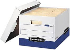Online shopping for heavy duty storage bins from a great selection at tsunamicase.com. Bankers Box R Kive Heavy Duty Storage Boxes R Kive Max Storage Box Letter Legal Locking Lid White Blue 4 Carton By Bankers Box Amazon De Burobedarf Schreibwaren