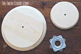 A lazy susan is a turntable or revolving tray, generally set in the middle of a table, which distributes food. How To Diy A Lazy Susan And Make Her Pretty The Twin Cedars