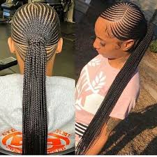 30 Cute Braided Ponytail Hairstyles For Black Hair That Will Make You Look Stylish With Images Big Cornrows Hairstyles Braided Ponytail Hairstyles African Hair Braiding Styles