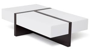 Mcintosh High Gloss Coffee Table With Storage White Rectangle Zuri Furniture Living Room Sets Furniture Coffee Table Coffee Table Wood