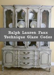 Ralph Lauren Faux Technique Glaze Codes Paint Furniture Redo Furniture Painted Furniture