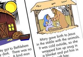 Birth Of Jesus Story With Pictures Printable Free Minibook Printable Happy Birthday Jesus Happy Birthday Jesus Happy Birthday Kids Kids Birthday Crafts