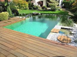 Sonnenterrasse Beim Naturpool Natur Pool Naturschwimmteich Naturschwimmbecken