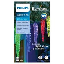 Philips Illuminate Icicle Lights 25ct Add On Target Inventory Checker Brickseek
