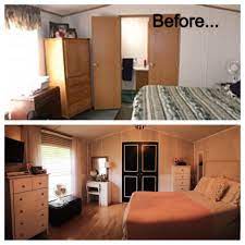 Before And After Single Wide Trailer Manufactured Mobile Home Renovation Remodel Remodeling Mobile Homes Mobile Home Renovations Manufactured Home Remodel