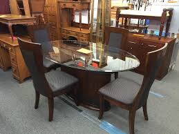 Ashley Furniture Glass Dining Sets Best Decoration Beautiful Ashley Furniture Cherry Oval Base Glass T Glass Dining Set Glass Top Dining Table Ashley Furniture