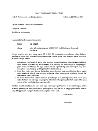 92% (13) 92% found this document useful (13 votes) 35k views 1 page. Surat Permohonan Penebangan Pohon