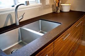 Gorgeous Profile Of The Paperstone Recycled Paper Countertop In Mocha With Undermount Sink Goes Countertops Sustainable Kitchen Design Small White Kitchens