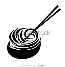 Bowl Ramen Noodle Chopstick Logo Stock Vector Royalty Free 1495055696 In 2020 Ramen Noodles Ramen Chopstick