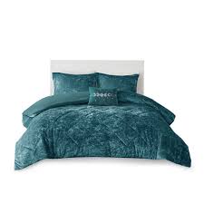 Check spelling or type a new query. Felicia Glam Luxury 100 Polyester Crushed Velvet Duvet Cover Set English Elm