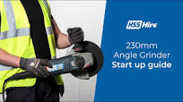 230mm Angle Grinder Start Up Guide