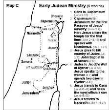 Jesus Gospel Ministry Maps Bible Study Help Bible Study Notebook Bible Facts