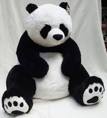 Hugfun International Jumbo Panda Bear Plush Stuffed Toy 36 3 Ft Tall With Tags Stuffed Toy Panda Bear Bear Plush Bear