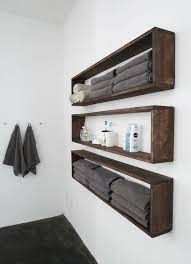 This stylish shelf is the contemporary answer for your bathroom storage needs. Diy Bathroom Shelves To Increase Your Storage Space