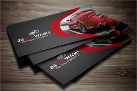 Clear, transparent plastic business cards, barber, hairdresser, gold foil, full color printing, personalized cards. Car Wash Business Card Template 19 Free Premium Download