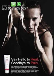 Aloe Heat Lotion The Power Of Liniment Enhanced With The Benefits Of Aloe Vera An Emollient Oil In Water Lo Aching Joints Forever Living Products Sore Muscles