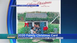 Written on the card are the words, merry christmas. Trending Prince Harry Meghan Markle Christmas Card Youtube