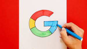 How To Draw Google Logo - Youtube
