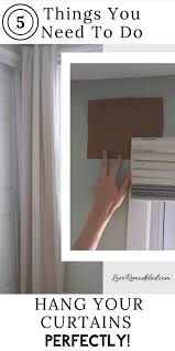 One of the easiest ways to hang curtains on a curved window is to ignore the curve and mount your curtain rod directly above it. How To Hang Curtains Perfectly Every Time Love Remodeled