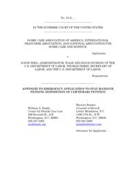 The court in home care association of america v. Fillable Online Home Care Association Of America International Fax Email Print Pdffiller