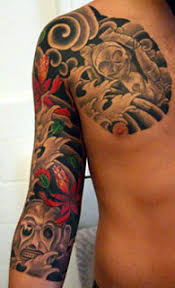 This is a gorgeous black & white tattoo which you will love because of its rose details. Dragon Tattoo Designs Half Sleeve Three Quarter Sleeve Wit Flickr