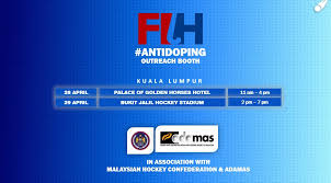 Kuala lumpur tours and excursions: Fih Hockey Series Finals 2019 Anti Doping Outreach Booth To Feature At The Tournament