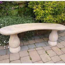 Chitose Bench Rainbow Garden Ornament Amiska Stone Garden Bench Garden Bench Garden Bench Plans