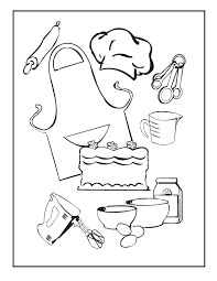 Sesame street coloring pages, games, crafts, recipes, and more educational printable activities. Cooking Baking Coloring Pages