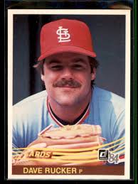 1984 Donruss Dave Rucker #260 St. Louis Cardinals