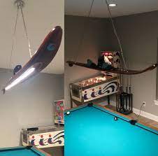 Vintage Water Ski Pool Table Light Homemade Pool Table Lighting Boat Building Water Skiing